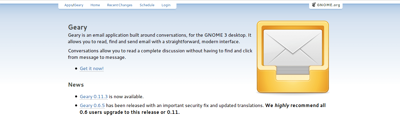 geary best linux email client