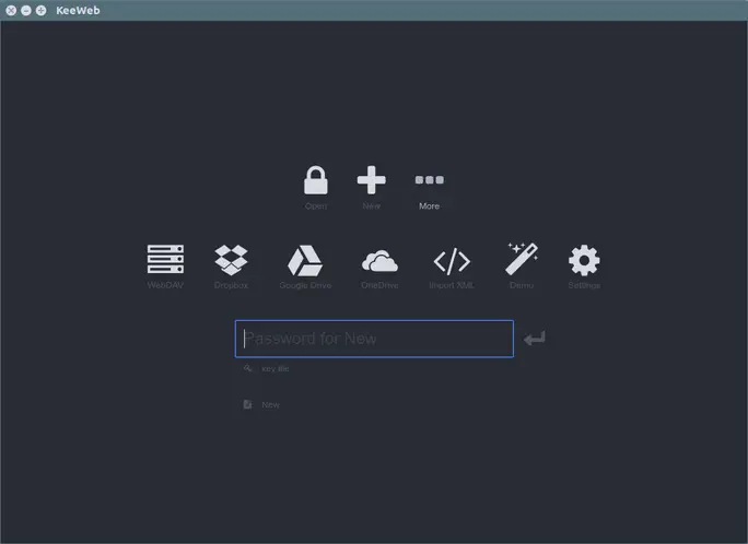 store passwords in cloud with keeweb
