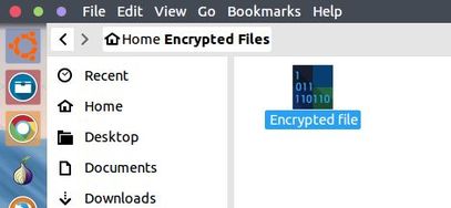 truecrypt volume file saved