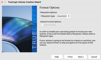 truecrypt volume filesystem