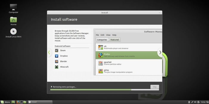 linux mint 18 installing