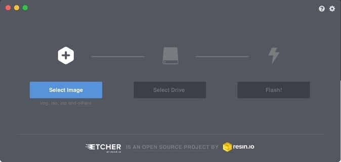 burn image to usb with etcher