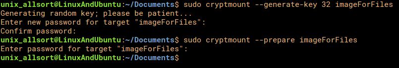 mount encrypted partition in linux