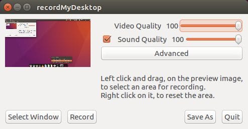 recordMyDesktop