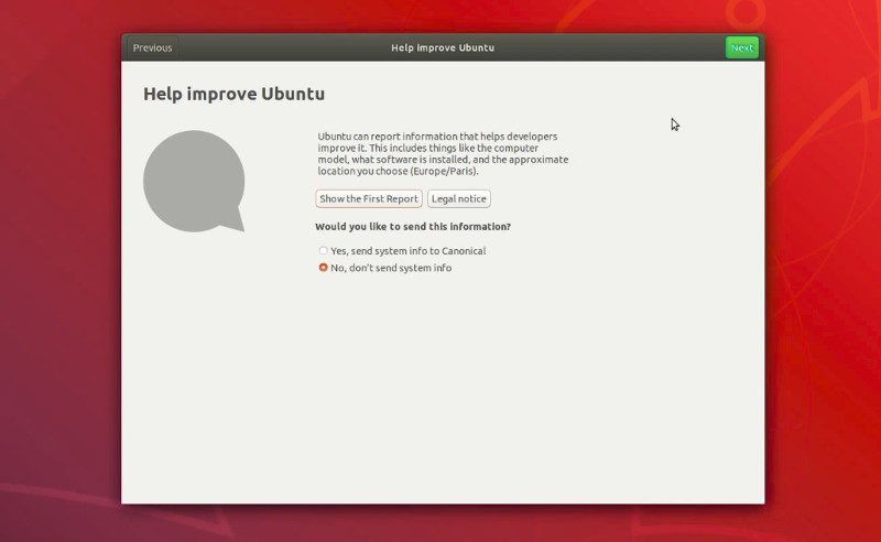 ubuntu 18.04 opt out data collection