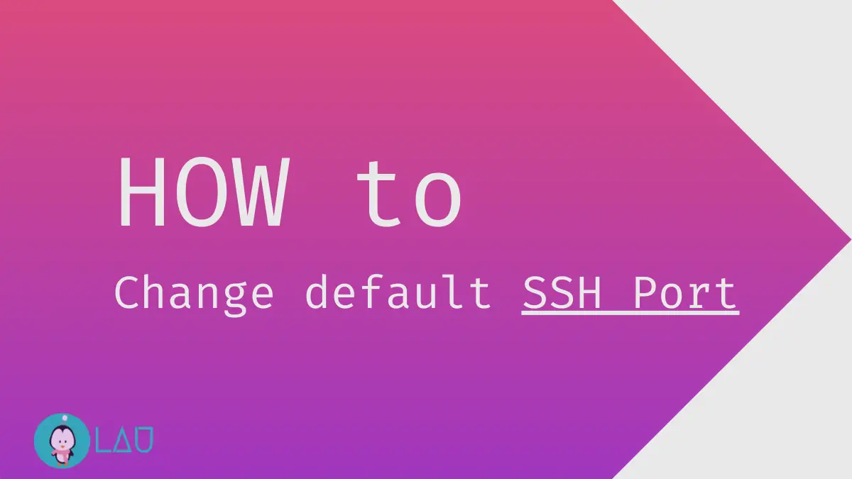 how to change default ssh port