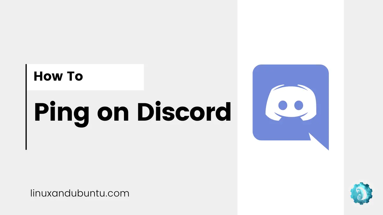 How to ping on discord