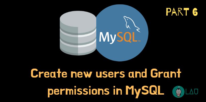 Create new users and Grant permissions in MySQL