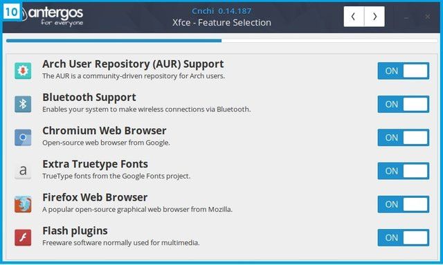antergos linux gui installer