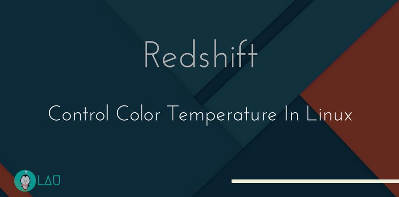 Redshift Control Display Color Temperature