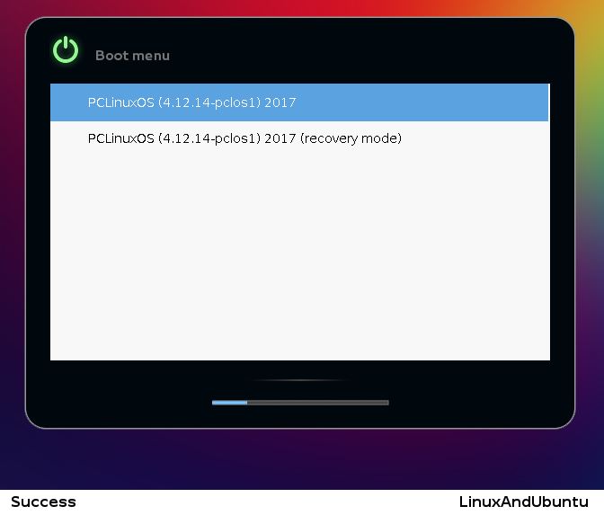 pclinuxos bootloader