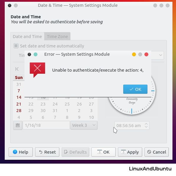 pclinuxos date settings