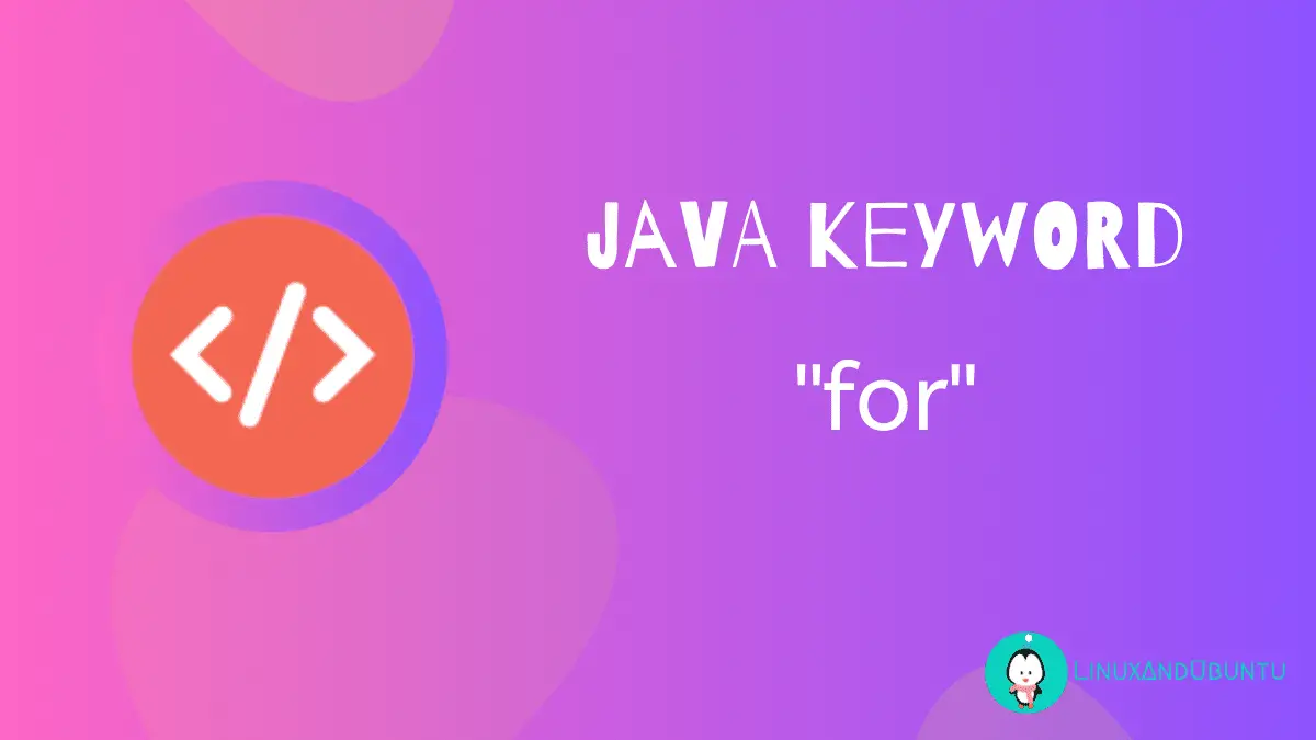 java keyword for