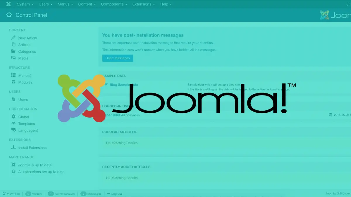 Joomla Team Disclosed Data Breach Occurred Last Week