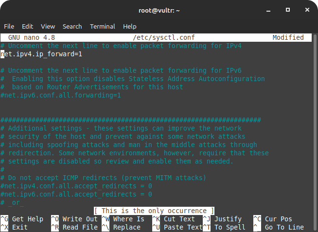 Wireguard packet forwarding
